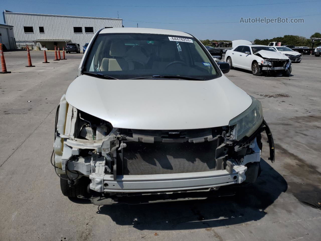 2016 Honda Cr-v Lx White vin: 5J6RM3H33GL004719