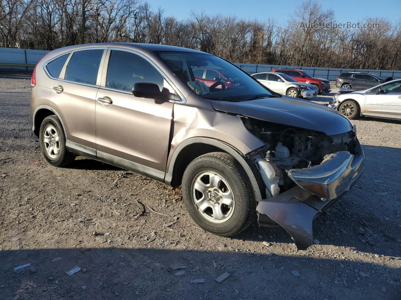 2012 Honda Cr-v Lx Серый vin: 5J6RM3H34CL032314