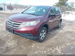 2012 Honda Cr-v Lx Maroon vin: 5J6RM3H35CL036615