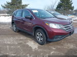 2012 Honda Cr-v Lx Maroon vin: 5J6RM3H35CL036615