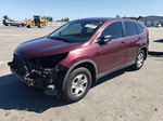 2013 Honda Cr-v Lx Burgundy vin: 5J6RM3H35DL035370