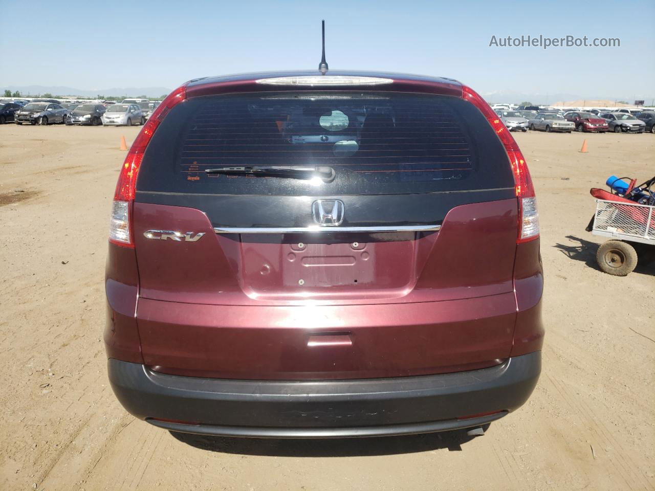 2013 Honda Cr-v Lx Темно-бордовый vin: 5J6RM3H35DL045770