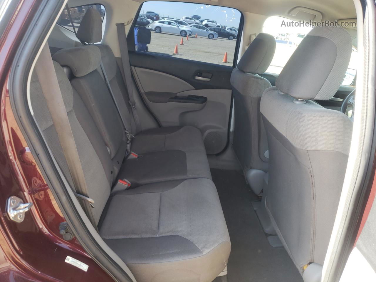 2013 Honda Cr-v Lx Maroon vin: 5J6RM3H35DL045770