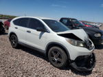 2013 Honda Cr-v Lx White vin: 5J6RM3H36DL023812