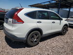 2013 Honda Cr-v Lx White vin: 5J6RM3H36DL023812