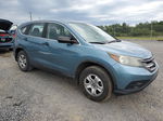 2013 Honda Cr-v Lx Blue vin: 5J6RM3H37DL011989