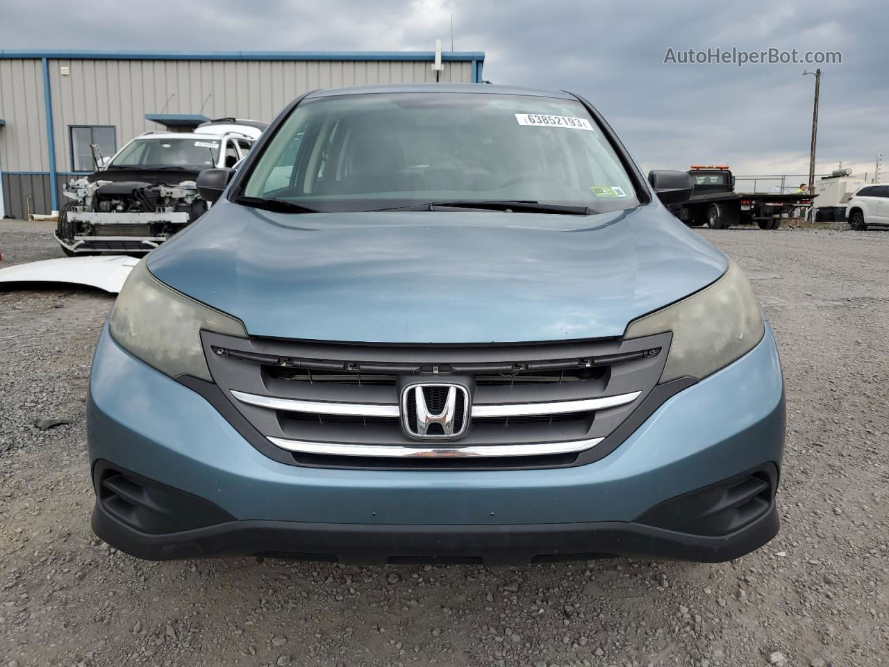 2013 Honda Cr-v Lx Blue vin: 5J6RM3H37DL011989