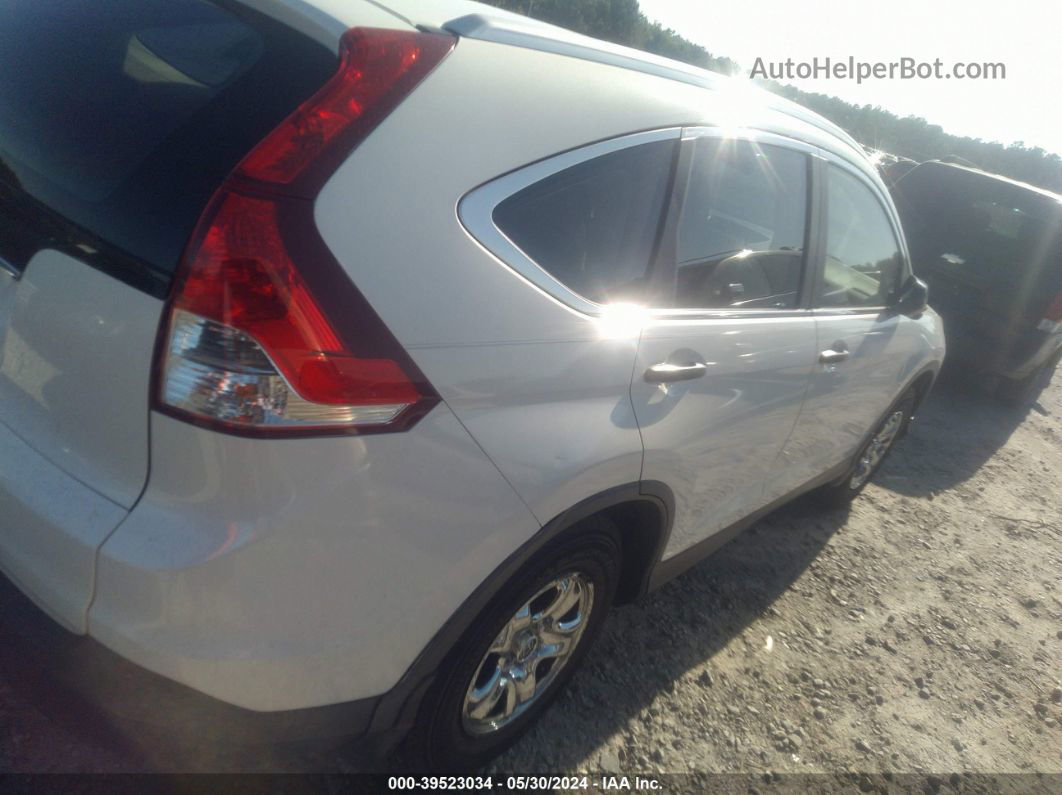 2013 Honda Cr-v Lx White vin: 5J6RM3H37DL013449