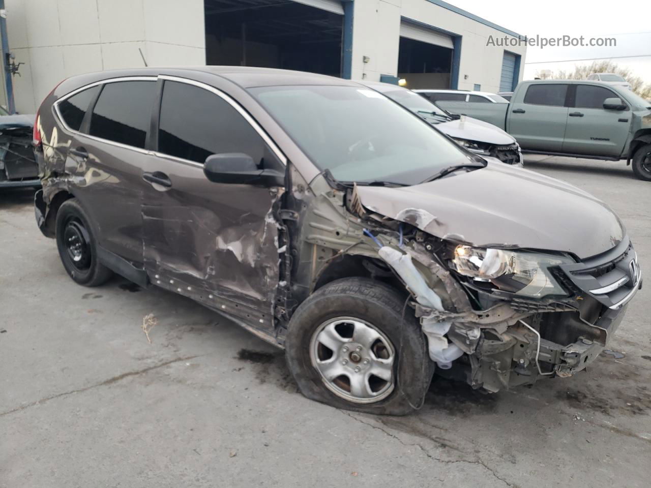 2013 Honda Cr-v Lx Коричневый vin: 5J6RM3H37DL031661