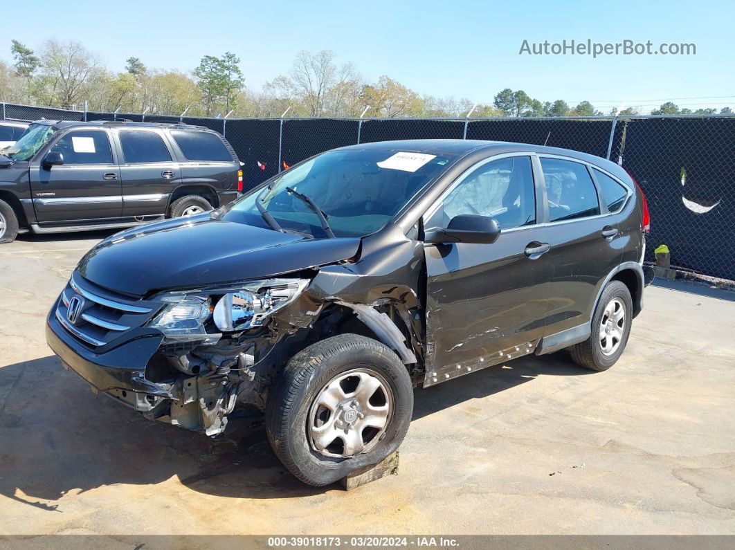 2013 Honda Cr-v Lx Gray vin: 5J6RM3H37DL045530