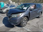 2015 Honda Cr-v Lx Gray vin: 5J6RM3H37FL001000