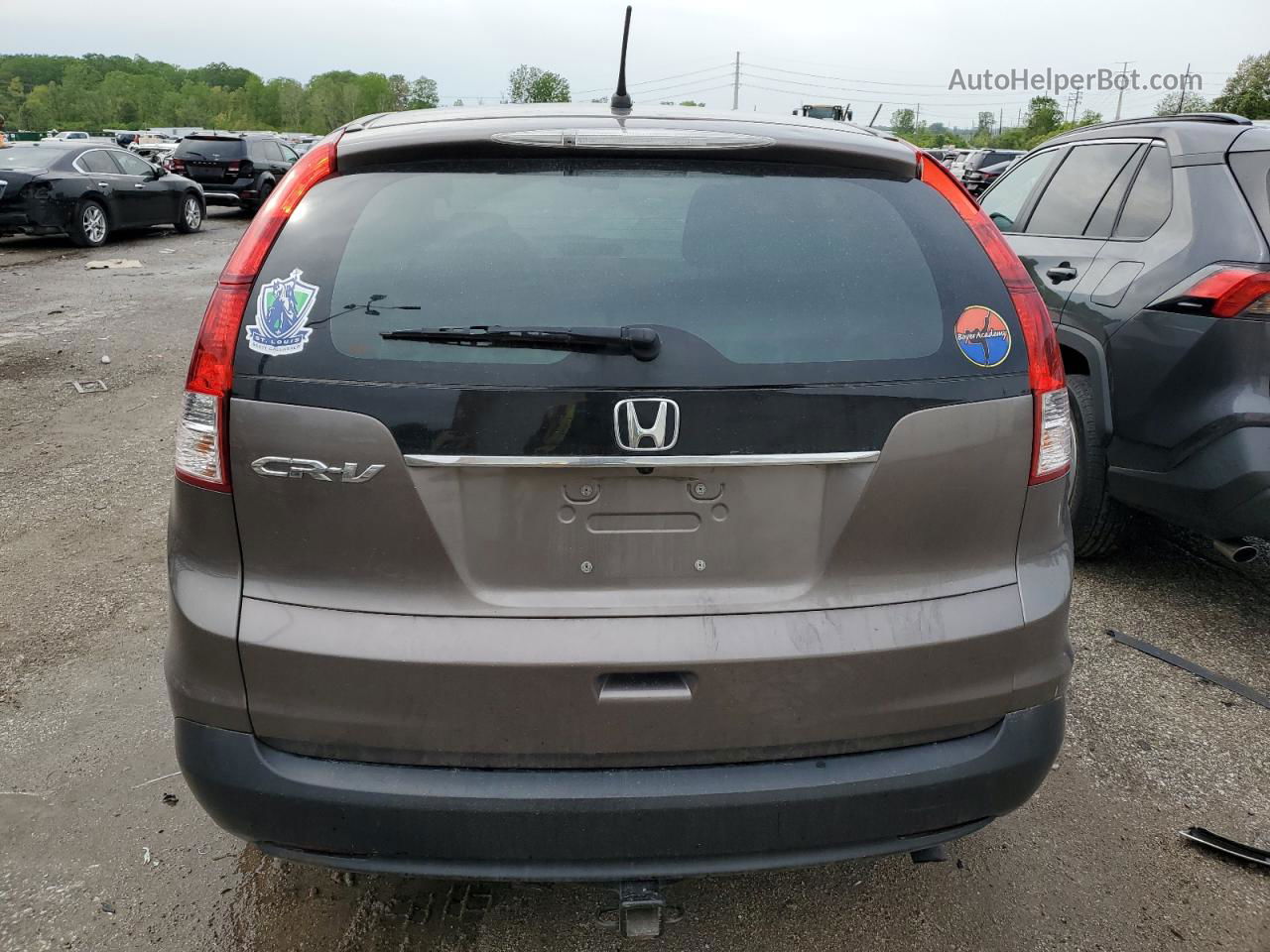 2012 Honda Cr-v Lx Brown vin: 5J6RM3H38CL041551