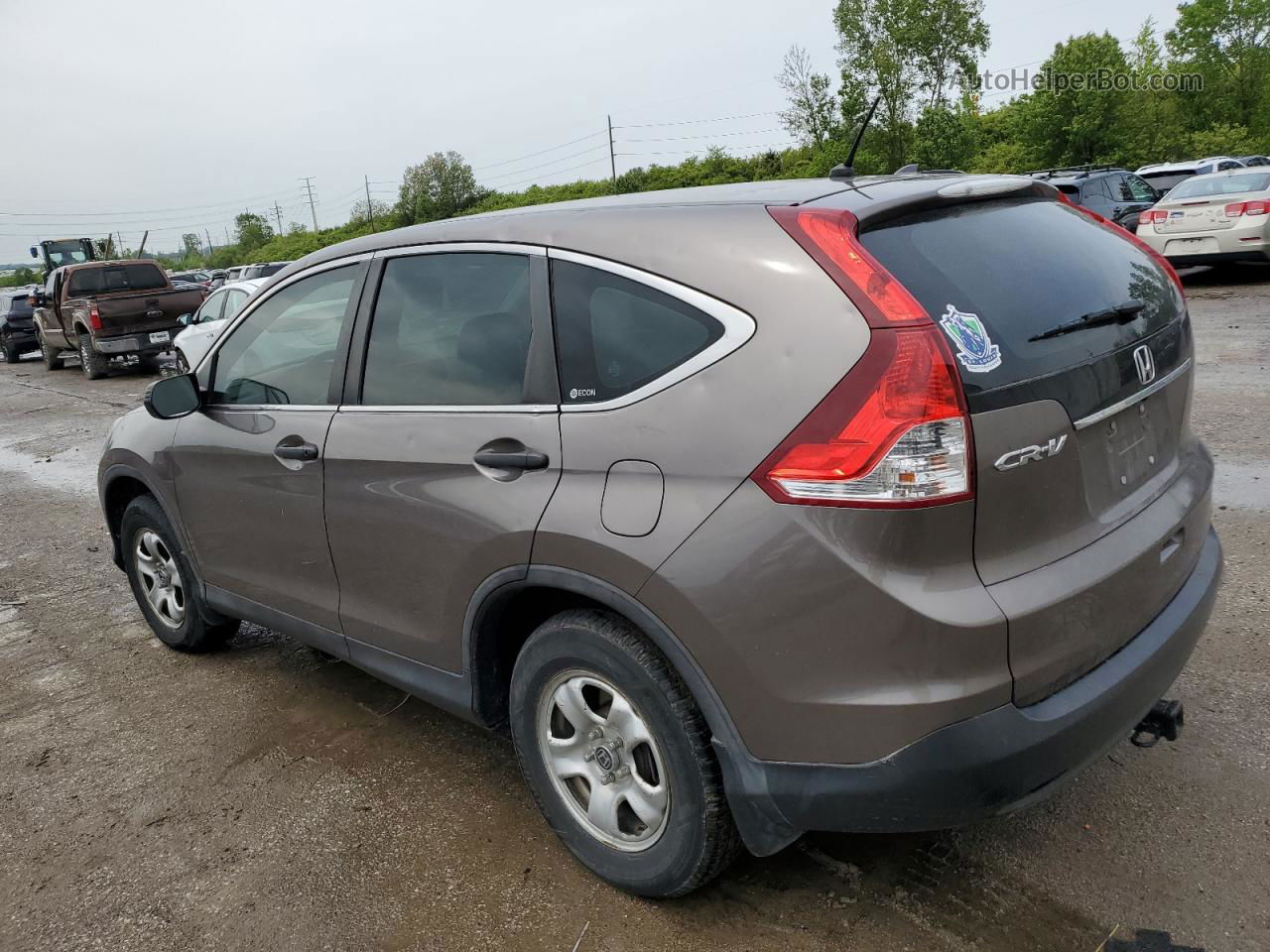 2012 Honda Cr-v Lx Коричневый vin: 5J6RM3H38CL041551