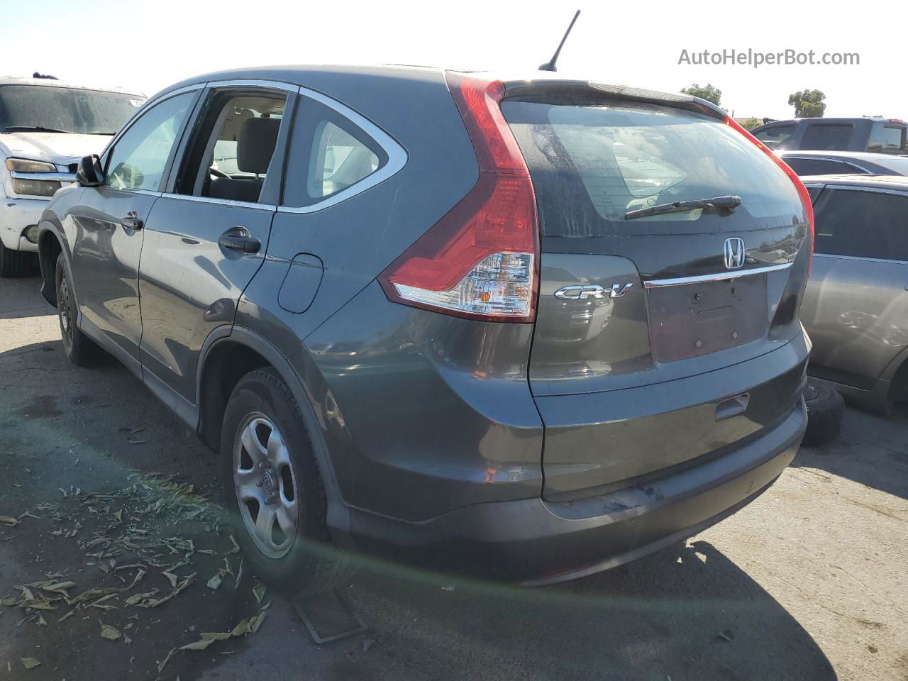 2013 Honda Cr-v Lx Gray vin: 5J6RM3H38DL026727