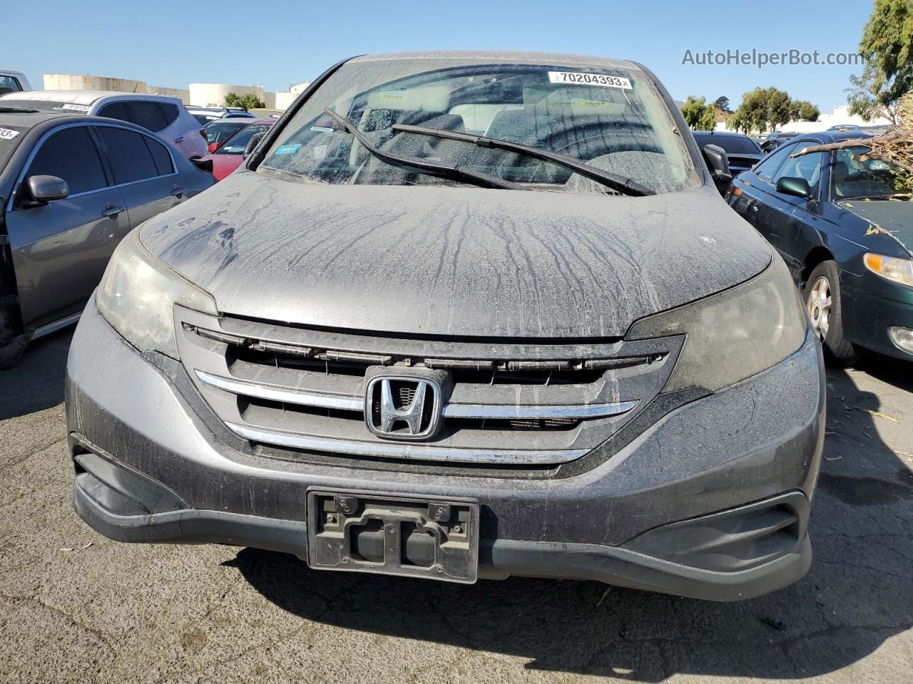 2013 Honda Cr-v Lx Gray vin: 5J6RM3H38DL026727