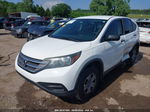 2012 Honda Cr-v Lx White vin: 5J6RM3H39CL023348