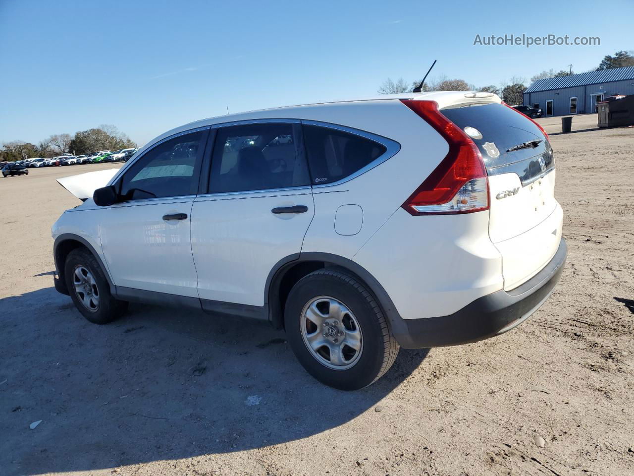 2012 Honda Cr-v Lx White vin: 5J6RM3H39CL024158