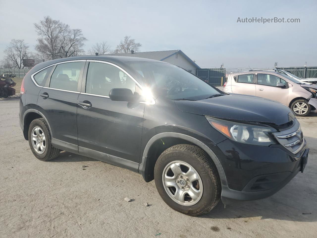 2013 Honda Cr-v Lx Black vin: 5J6RM3H39DL035260