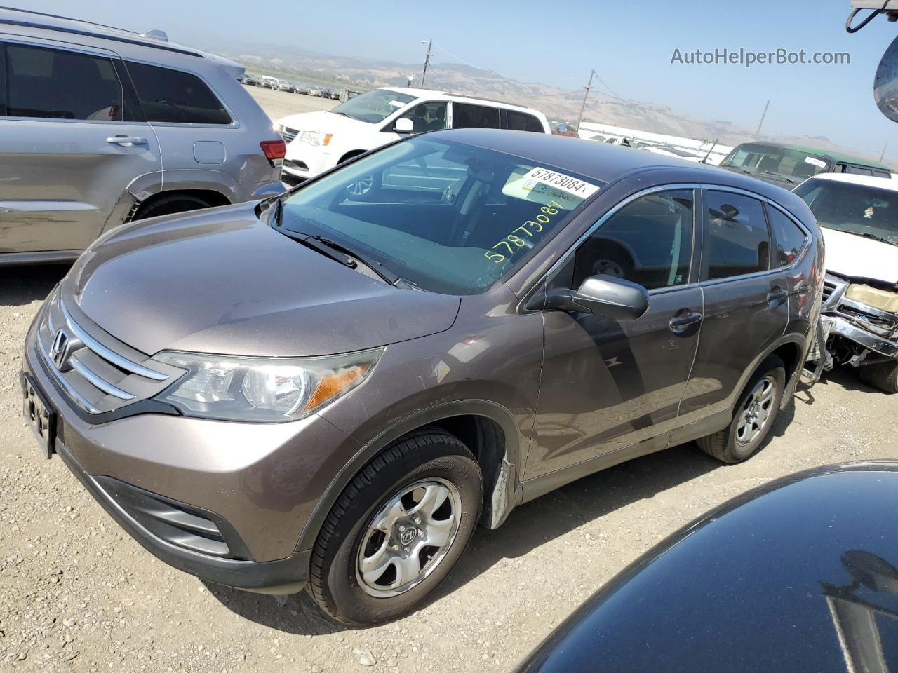 2012 Honda Cr-v Lx Серый vin: 5J6RM3H3XCL034178