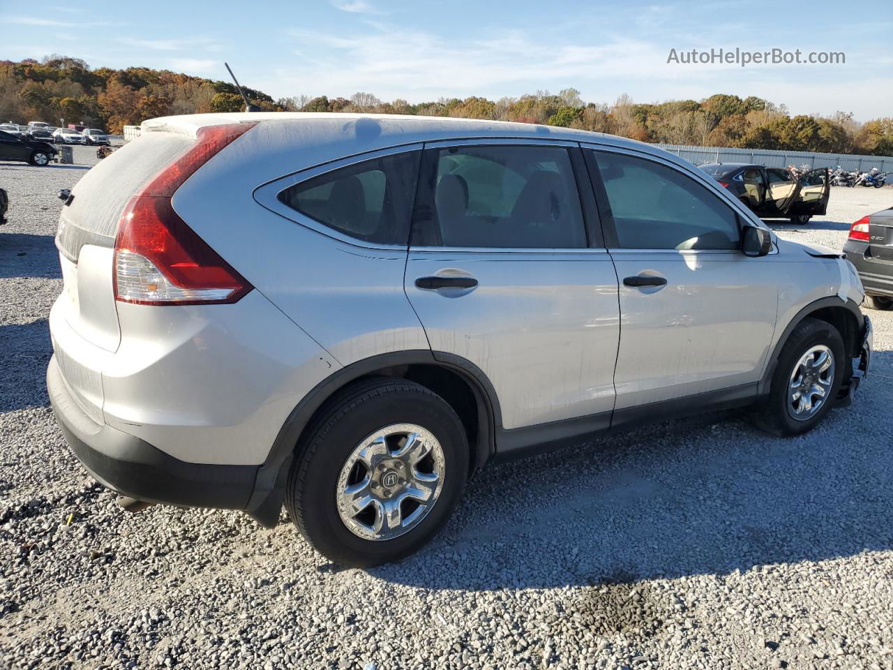 2013 Honda Cr-v Lx Серебряный vin: 5J6RM3H3XDL034988