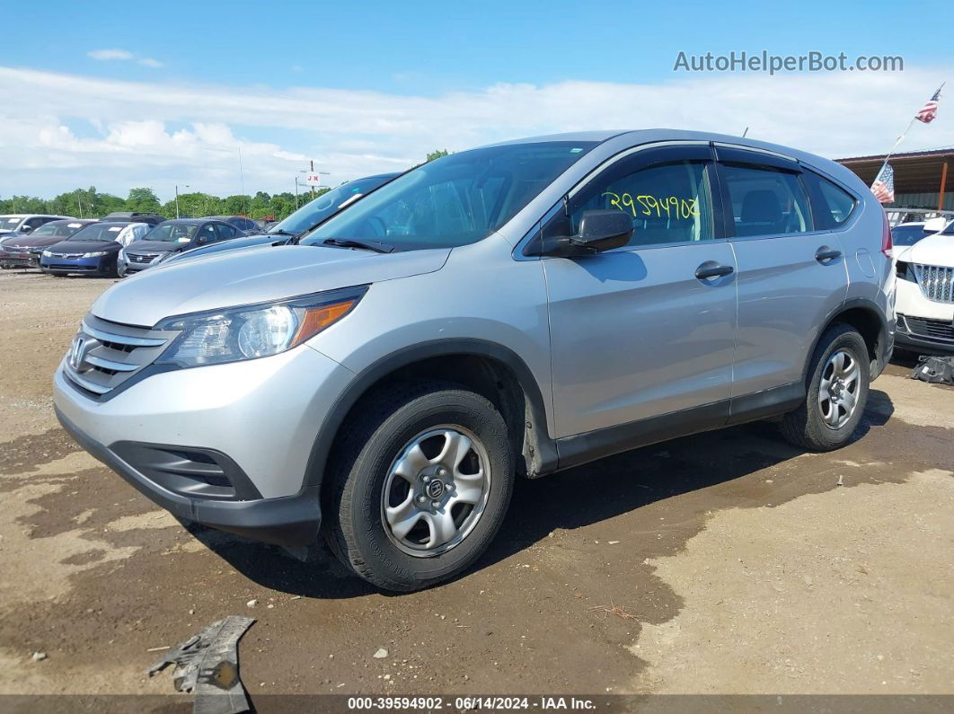 2013 Honda Cr-v Lx Silver vin: 5J6RM3H3XDL035333