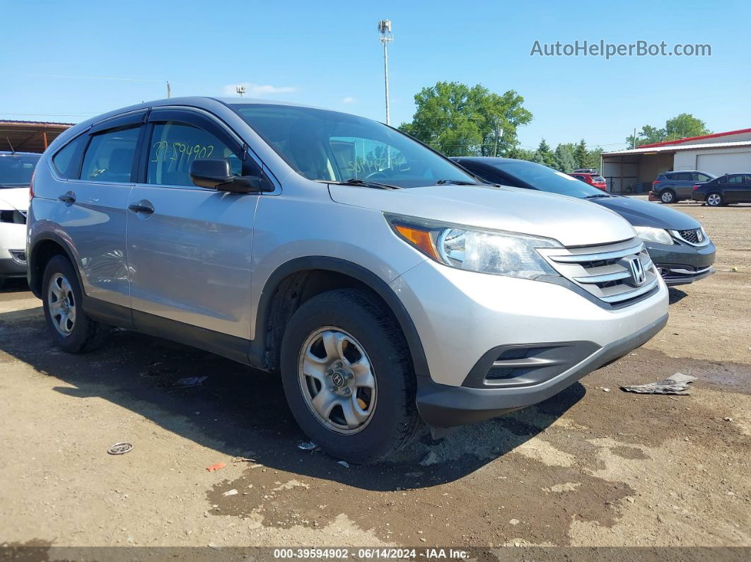 2013 Honda Cr-v Lx Silver vin: 5J6RM3H3XDL035333