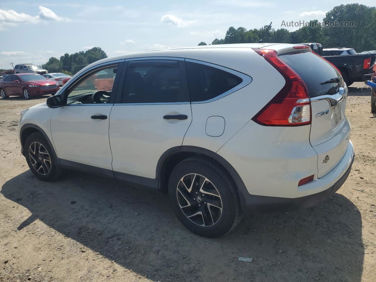 2016 Honda Cr-v Se White vin: 5J6RM3H40GL031742