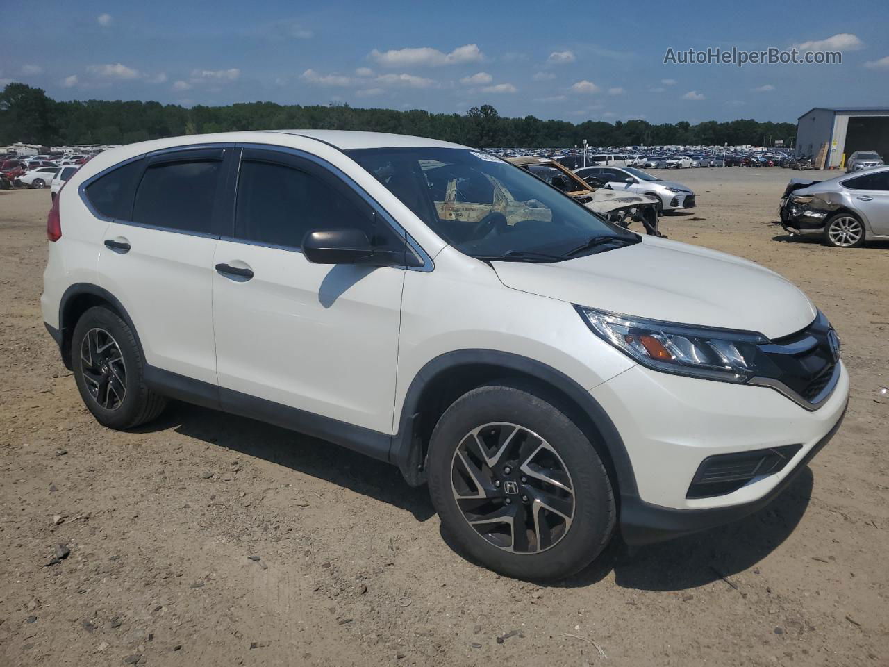 2016 Honda Cr-v Se White vin: 5J6RM3H40GL031742