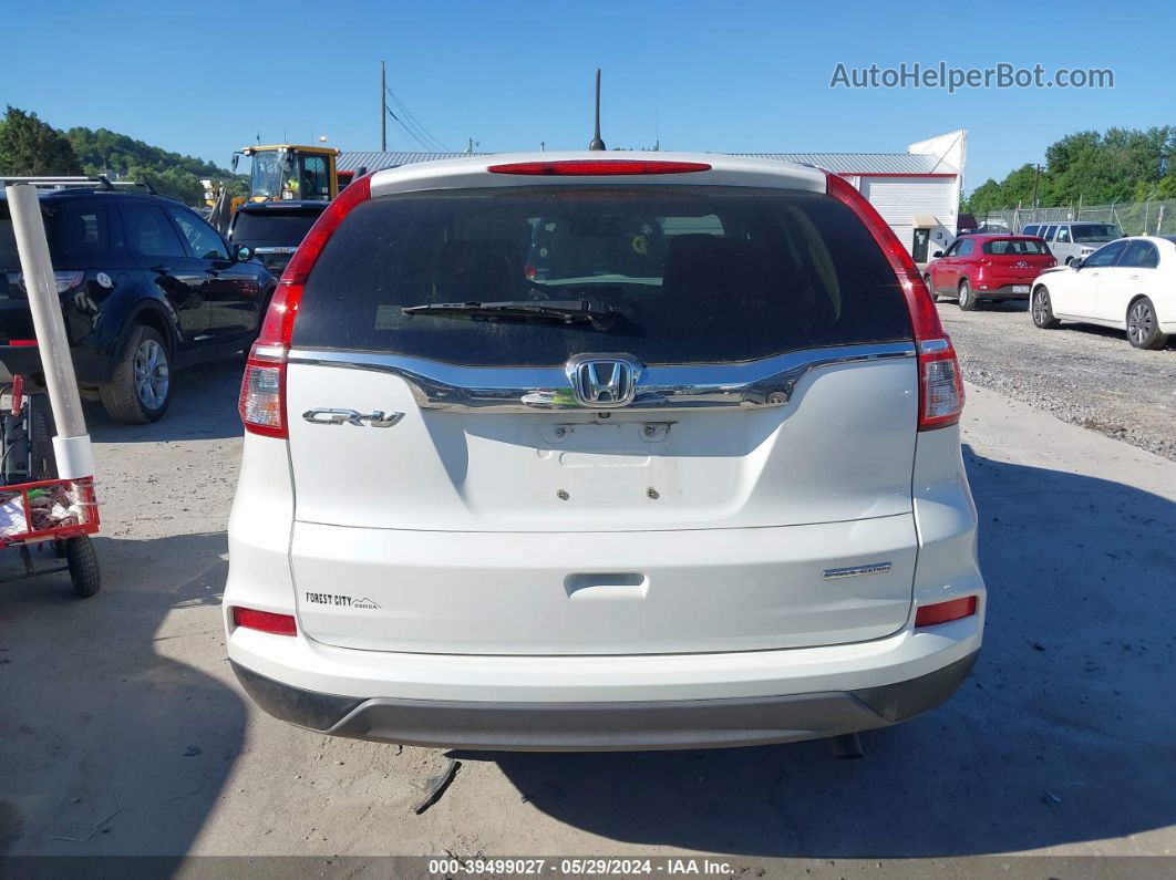 2016 Honda Cr-v Se White vin: 5J6RM3H41GL005554