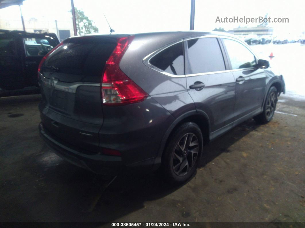 2016 Honda Cr-v Se Серый vin: 5J6RM3H42GL022041