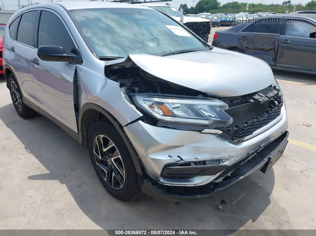 2016 Honda Cr-v Se Silver vin: 5J6RM3H42GL027269