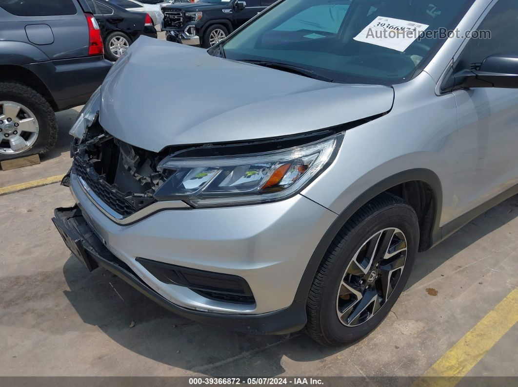 2016 Honda Cr-v Se Silver vin: 5J6RM3H42GL027269