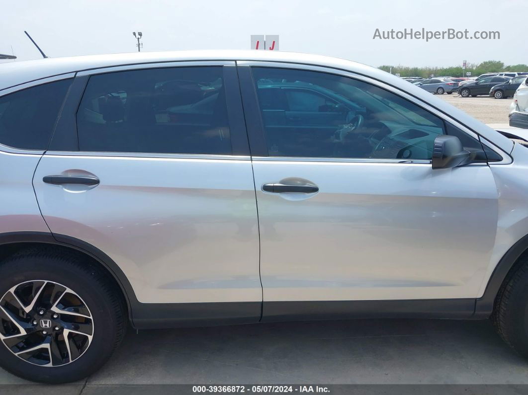 2016 Honda Cr-v Se Silver vin: 5J6RM3H42GL027269