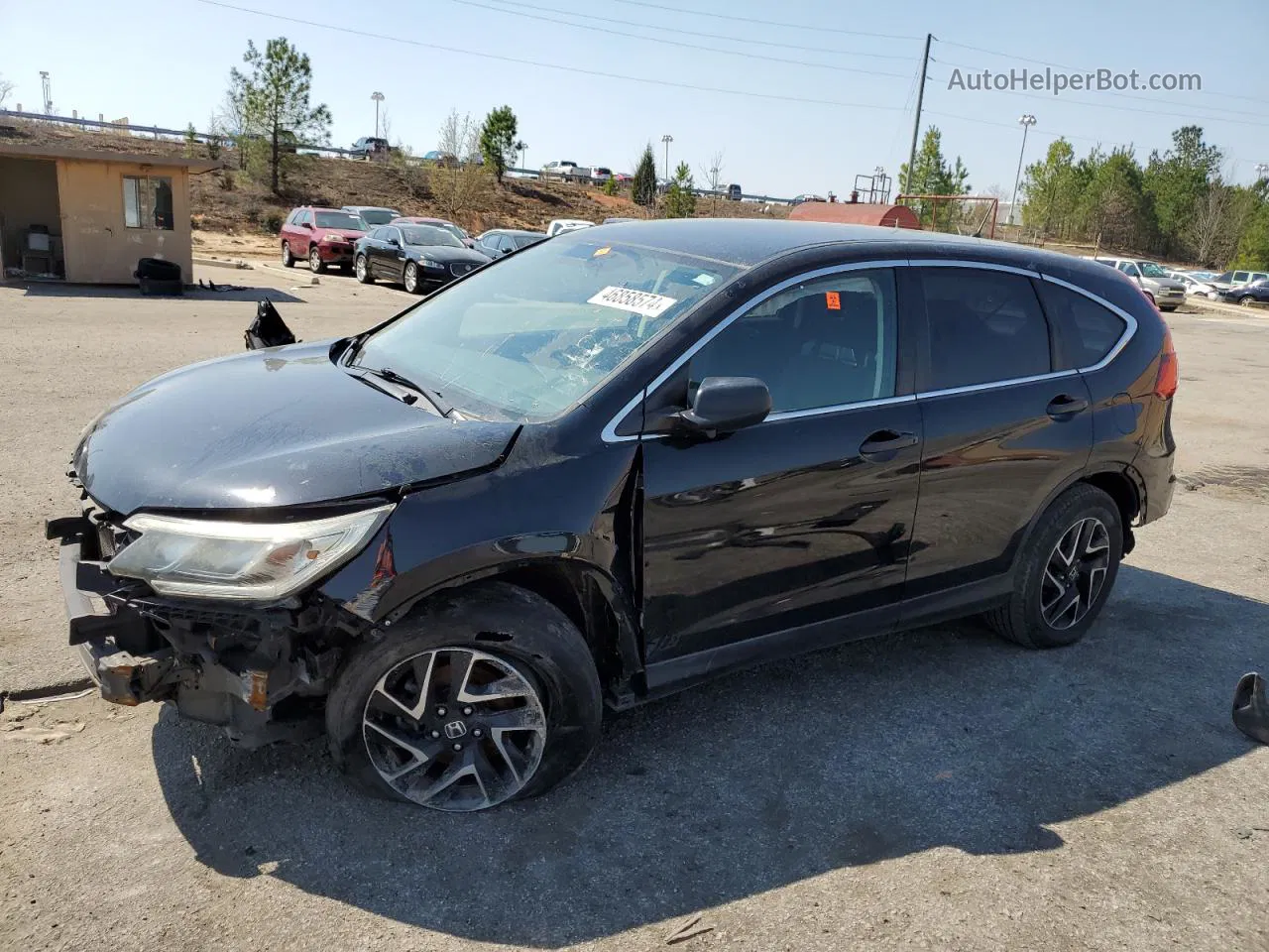 2016 Honda Cr-v Se Black vin: 5J6RM3H43GL021478