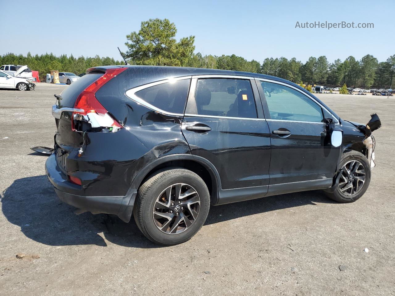 2016 Honda Cr-v Se Black vin: 5J6RM3H43GL021478