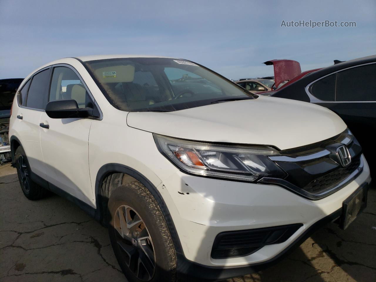 2016 Honda Cr-v Se White vin: 5J6RM3H44GL008948