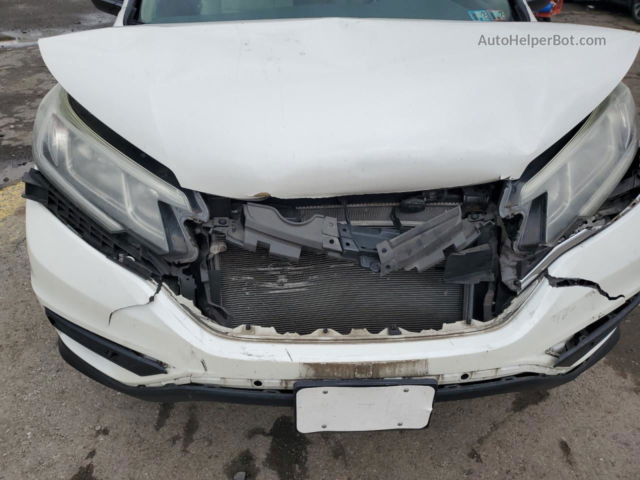 2016 Honda Cr-v Se White vin: 5J6RM3H49GL005043