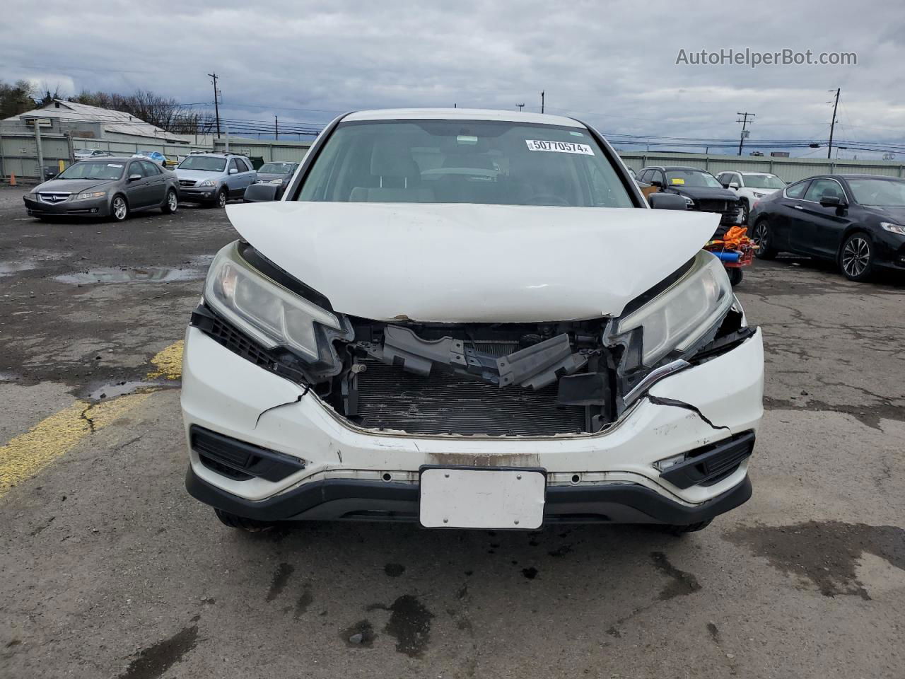 2016 Honda Cr-v Se White vin: 5J6RM3H49GL005043