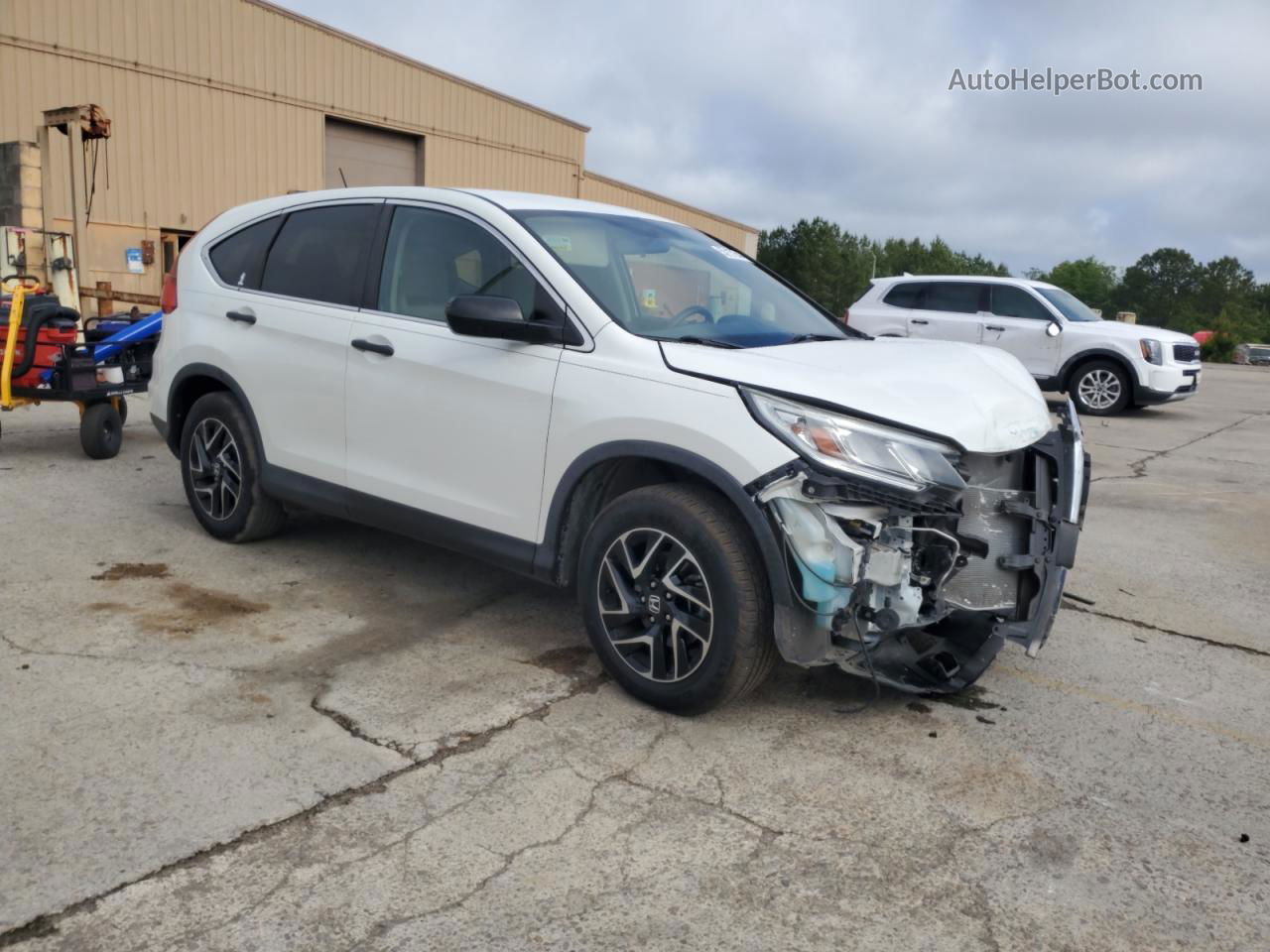 2016 Honda Cr-v Se White vin: 5J6RM3H4XGL031554