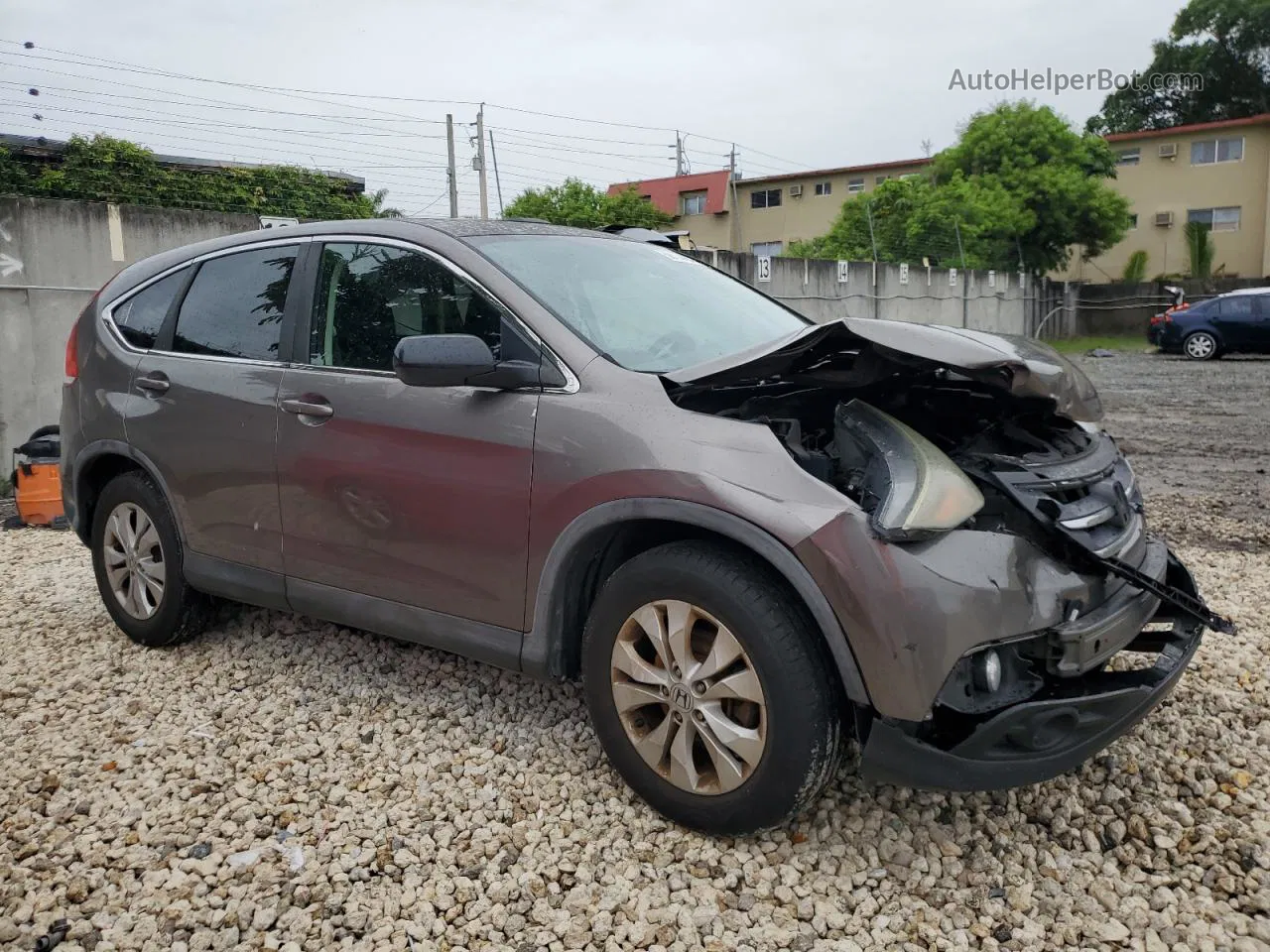 2012 Honda Cr-v Ex Gray vin: 5J6RM3H51CL009607