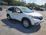 2015 Honda Cr-v Ex White vin: 5J6RM3H52FL026856