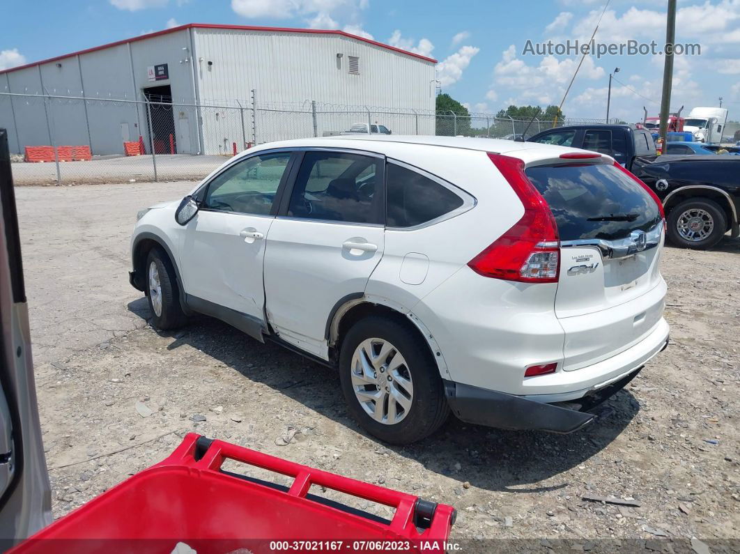 2016 Honda Cr-v Ex White vin: 5J6RM3H52GL009203