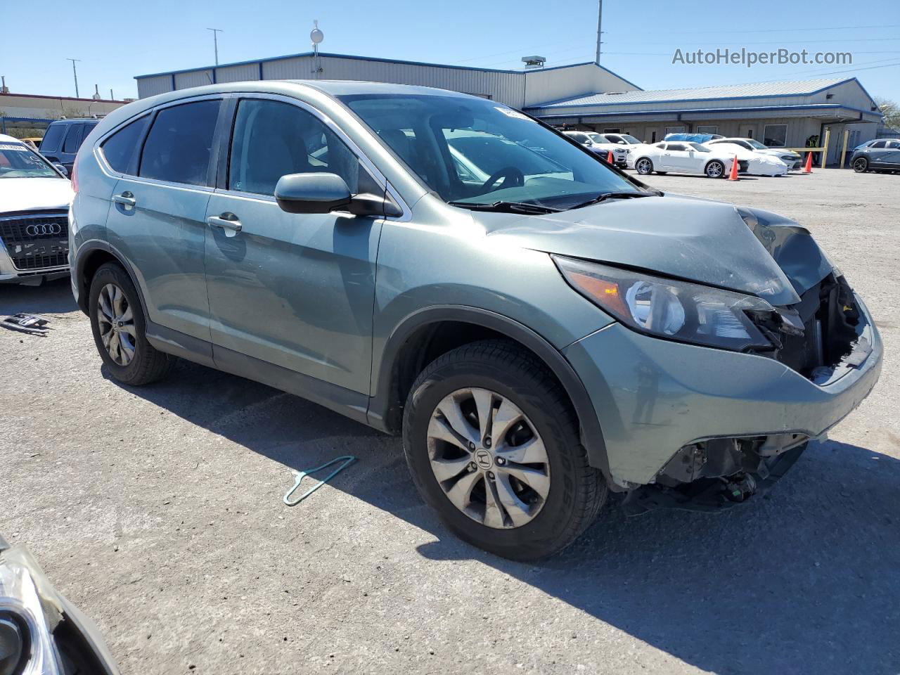 2012 Honda Cr-v Ex Green vin: 5J6RM3H53CL013769