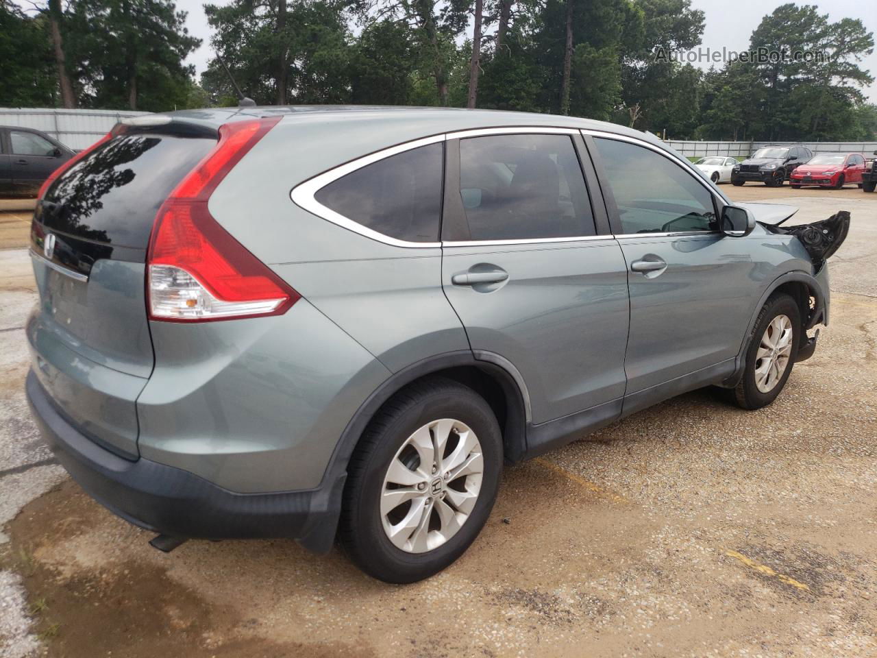 2012 Honda Cr-v Ex Teal vin: 5J6RM3H53CL024819