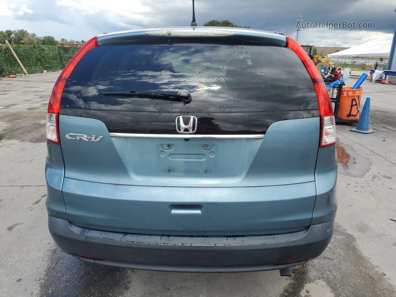 2013 Honda Cr-v Ex Blue vin: 5J6RM3H53DL018472