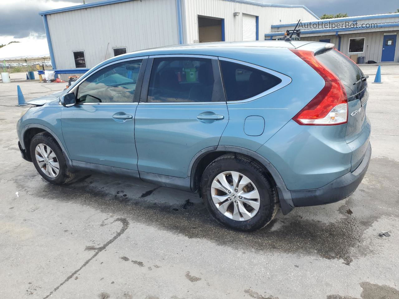 2013 Honda Cr-v Ex Blue vin: 5J6RM3H53DL018472