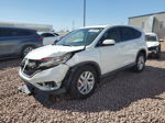 2016 Honda Cr-v Ex White vin: 5J6RM3H53GL015883