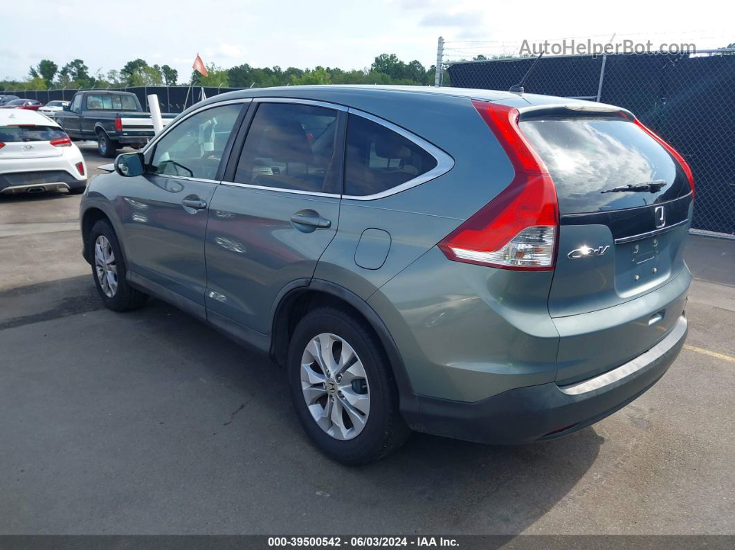 2012 Honda Cr-v Ex Зеленый vin: 5J6RM3H54CL010721