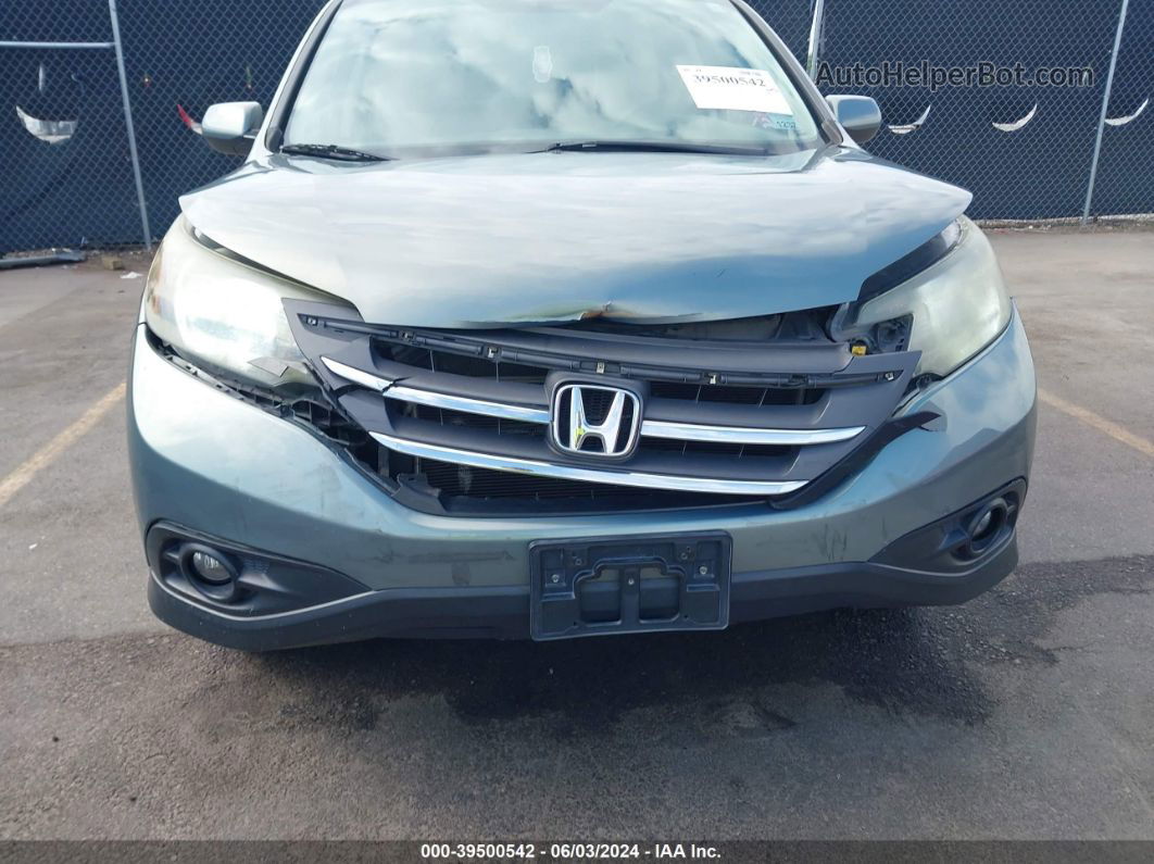 2012 Honda Cr-v Ex Зеленый vin: 5J6RM3H54CL010721