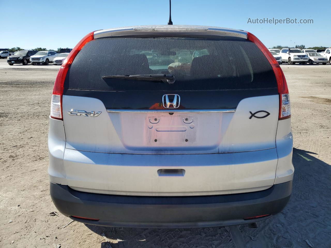 2012 Honda Cr-v Ex Silver vin: 5J6RM3H54CL015711